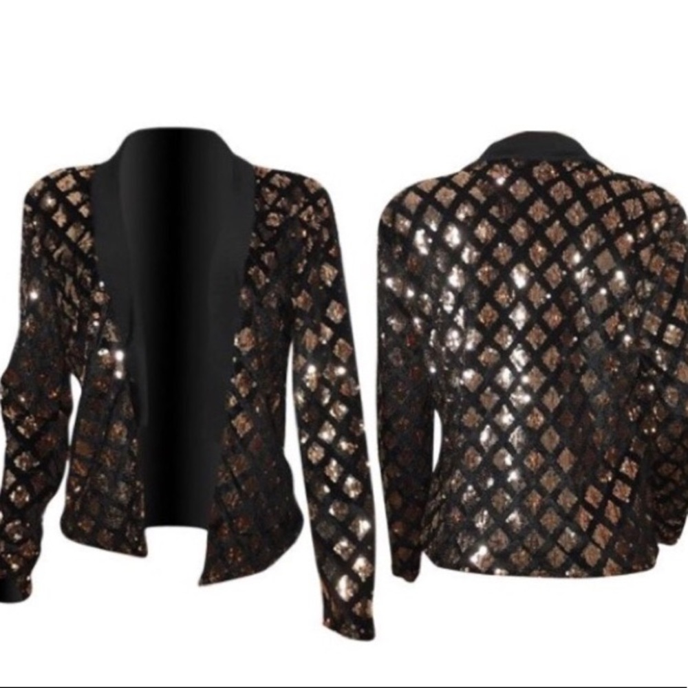Sequined Cardigan / sequined jacket / Sequin Top